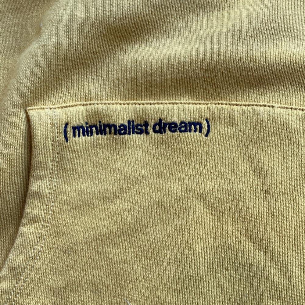 ZARA Sweatshirt Oversized “MINIMALIST
DREAM” Pouch Pocket Womens Size Large. - Picture 3 of 6